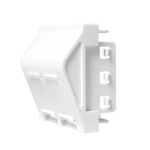 Logilink Francia előlap 45  típusú, 45 x 45 mm, 2 port, fehér (NF0012)
