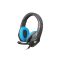 Fury PHANTOM mikrofonos gamer fejhallgató, fekete-kék (NFU-1679)