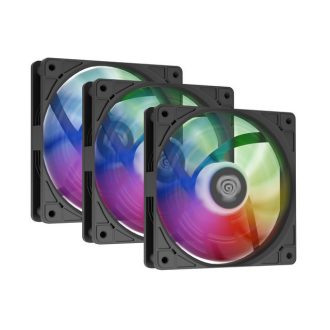   Genesis OXAL 120 ARGB fekete ventilátor 3 db-os csomag (NGF-2265)
