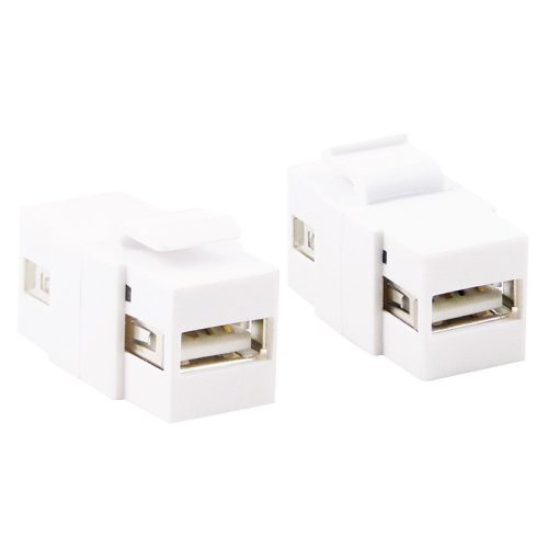 Logilink Keystone USB 2.0 csatlakozó, A/F   A/F, fehér (NK0013)