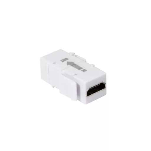 Logilink HDMI keystone csatlakozó, A/F   HDMI A/F, 4K/30 Hz, fehér (NK0014R)