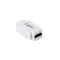 Logilink HDMI keystone csatlakozó, A/F   HDMI A/F, 4K/30 Hz, fehér (NK0014R)