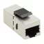 Logilink Cat.6A Keystone Inline csatlakozó, STP, 17 mm széles, fém (NK4010)