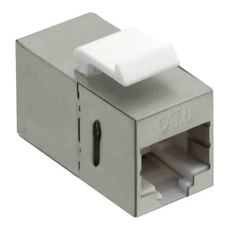   Logilink Cat.6 Keystone Inline csatlakozó, STP, 14,6 mm széles, fém (NK4011)