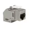 Logilink Cat.6A Keystone Inline csatlakozó, STP, 90 -ban hajlított, fém (NK4025)