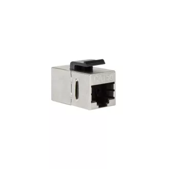   Logilink Cat.5e Keystone Inline csatlakozó, STP, 14,5 mm széles, fém (NK4029)