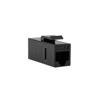   Logilink Cat.5e Keystone Inline csatlakozó, UTP, 14,5 mm széles, fekete (NK4030)