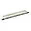 Logilink 19" Patch panel 24 Keystone jack csatlakozóhoz, 0,5U, betöltetlen, fekete (NK4040)