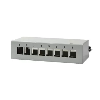   Logilink Asztali keystone panel 8 keystone modulhoz, árnyékolt (NK4051)
