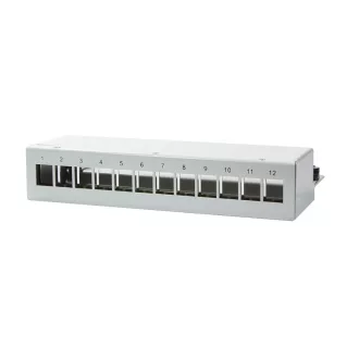   Logilink Asztali keystone panel 12 keystone modulhoz, árnyékolt (NK4052)