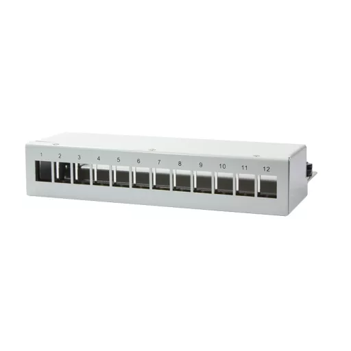 Logilink Asztali keystone panel 12 keystone modulhoz, árnyékolt (NK4052)
