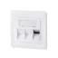 Logilink Keystone előlap 3 modulhoz, német típusú, fehér (NK4055)