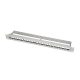 Logilink Keystone Panel 1U, 24 port, árnyékolt, gazdaságos, szürke