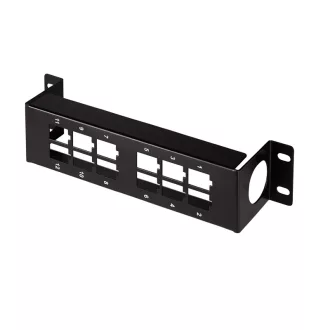   Logilink Konzol 12 Keystone modulhoz, 10 hüvelykes vagy falra szerelhető (NK4078)