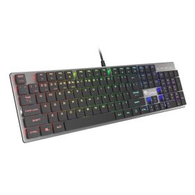   Genesis Thor 420 RGB mechanikus slim Gamer billentyuzet, US kiosztás Blue switch (NKG-1587)