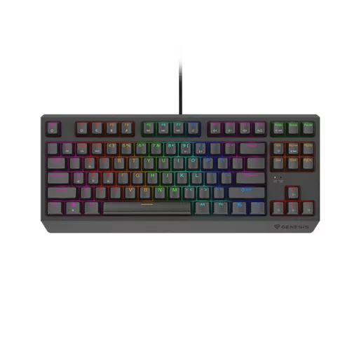 GENESIS THOR 230 TKL LITE GAMER BILLENTYŰZET, US RAINBOW, MECHANIKUS, PIROS, FEKETE, HOT SWAP (NKG-2076)