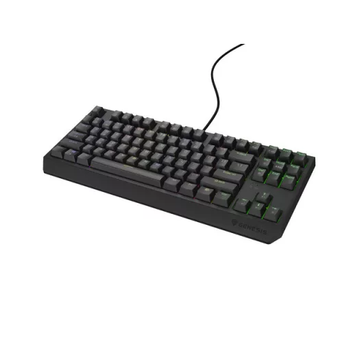 Genesis Thor 230 TKL US RGB fekete mechanikus gaming billentyűzet, Red switch hot swap (NKG-2077)