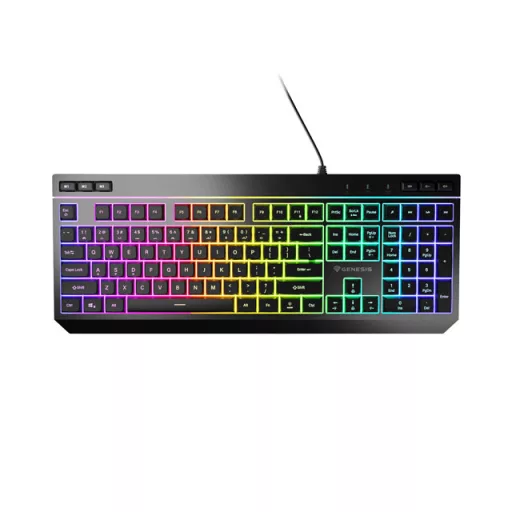 GENESIS RHOD 530 GAMER BILLENTYŰZET, RGB, US KIOSZTÁS, PROGRAMOZHATÓ HÁTTÉRVILÁGÍTÁS (NKG-2332)