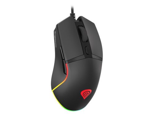 GENESIS GAMING EGÉR KRYPTON 220 6400DPI RGB HÁTTÉRVILÁGÍTÁS SZOFTVERREL FEKETE (NMG-1770)