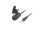 Natec Clip Mikrofon, fekete