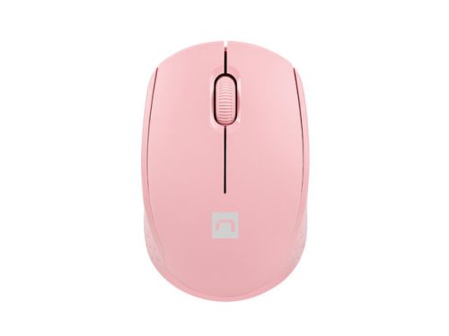 Natec Stork vezeték nélküli optikai egér, 1600DPI, pink