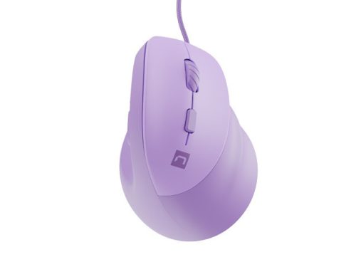 Natec Crake 2 Pro Fűggőleges Programozható Vezetékes optikai egér 12800DPI - lila