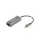 NATEC USB->RJ45 ETHERNET ADAPTER HÁLÓZATI KÁRTYA CRICKET USB-C 3.1 1X RJ45 1GB KÁBEL (NNC-1925)