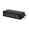 Logilink Cat.6 Patch Panel 8 portos árnyékolt, asztali, fekete (NP0017B)
