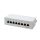 Logilink Cat.6A Patch Panel 8 portos árnyékolt, asztali, világosszürke (NP0018)