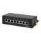 Logilink Cat.6A Patch Panel 8 portos árnyékolt, asztali, fekete (NP0018B)