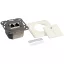 Logilink Cat.6 fali aljzat 2 x RJ45, árnyékolt, fehér (NP0023)
