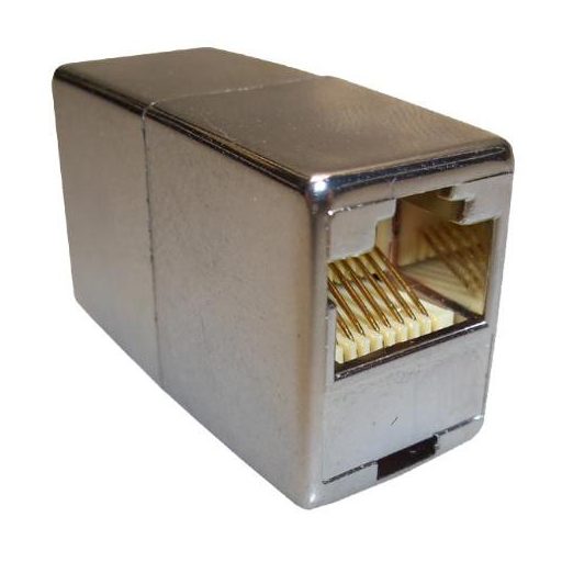 LogiLink RJ45 Mini inline csatlakozó 1:1 Cat.5e, árnyékolt, fém (NP0031)