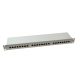 Logilink Cat.6 Patch Panel 24-port 19" STP, szürke, EconLinie, (NP0053)