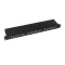 Logilink Cat.6 patch panel 24-port 19" STP, fekete, EconLinie (NP0055)