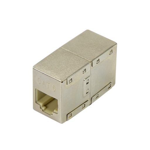 Logilink Cat.6 RJ45 soros csatoló STP, árnyékolt, mini típus (NP0058)