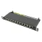 Logilink Cat.6A Patch Panel 12-port 10", STP, fél egység magasság, fekete (NP0066)
