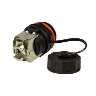   Logilink Cat.6A ipari válaszfalas Keystone Jack RJ45 STP (NP0085)