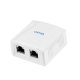 Logilink Cat.6A Felületre szerelt doboz 2 x RJ45, árnyékolt