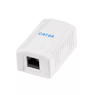   Logilink Cat.6A Felületre szerelhető doboz 1 x RJ45, árnyékolatlan (NP0100)