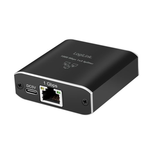 Logilink Gigabit Ethernet Elosztó 1-2, 1000 Mbit/s, USB tápellátással (NS0011)