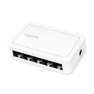   Logilink 5 portos Gigabit asztali hálózati kapcsoló, fehér (NS0114)