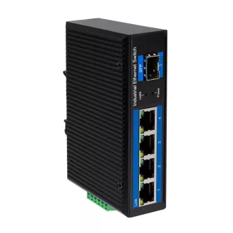   Logilink Ipari Gigabit Ethernet switch, 4 portos 1000 Mbps + 1 portos SFP (NS204)