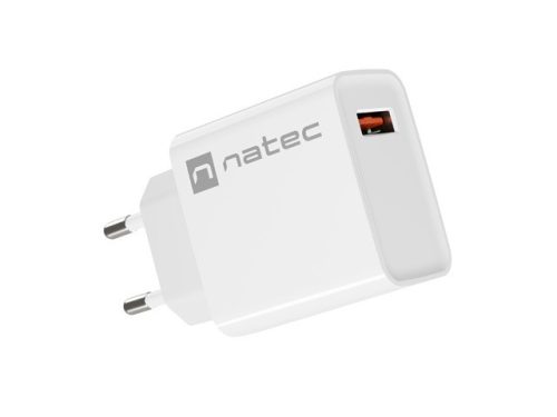 Natec Ribera 1xUSB-A 18W fali töltő fehér