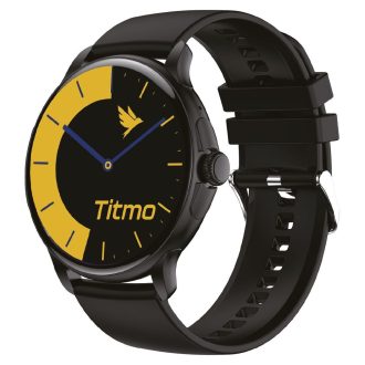   TITMO O-150 okosóra (AMOLED, Bluetooth-hívás) fekete (O-150B)