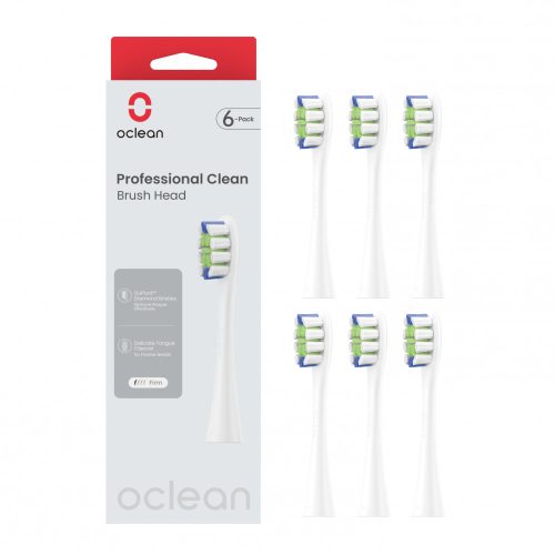 Oclean Professional clean fogkefe fej (6db) fehér (OCL553802)