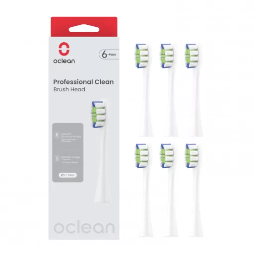 Oclean Professional clean fogkefe fej (6db) fehér (OCL553802)