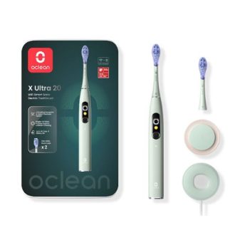  Oclean X Ultra 20 Green elektromos fogkefe AI okos kijelzővel (OCL557114)