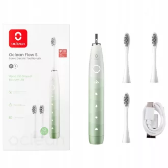   Oclean elektromos fogkefe Flow S (+2db fej) Green (OCL557336)