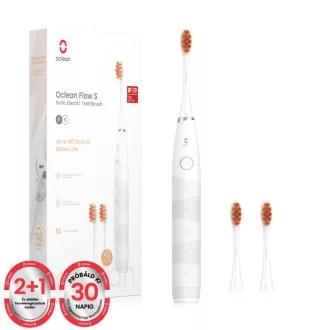   Oclean elektromos fogkefe Flow S (+2db fej) White (OCL557749)