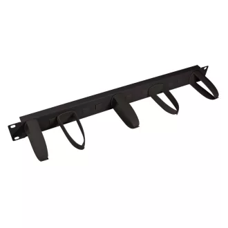   Logilink 19" kábelrendező 1U, forgó kampókkal, fekete (OR105B)